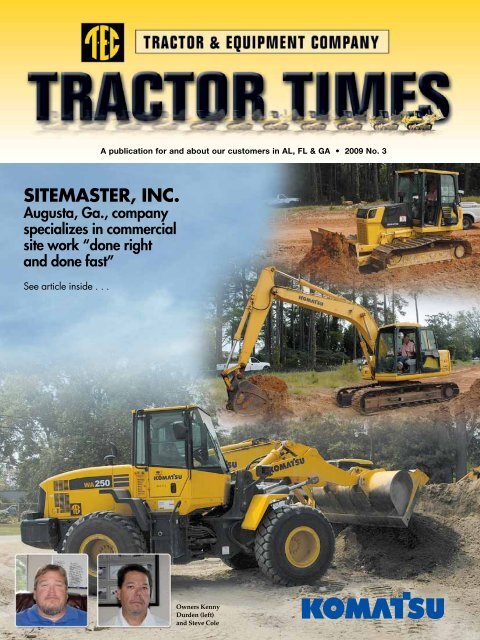 SITEMASTER, INC. - TEC Tractor Times