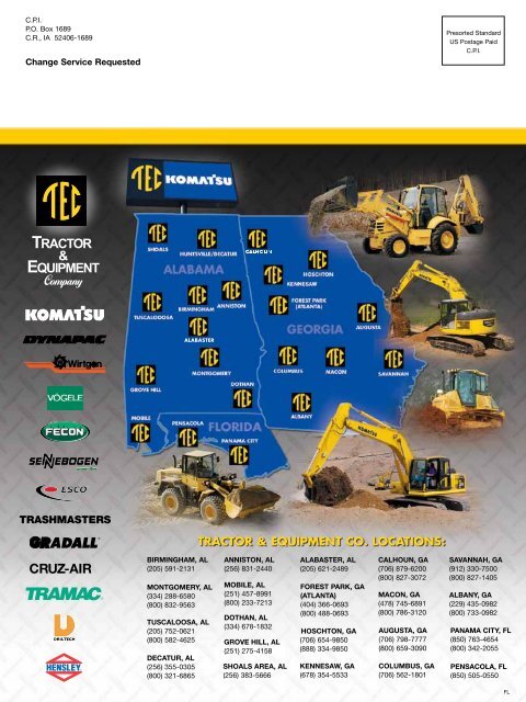 SITEMASTER, INC. - TEC Tractor Times