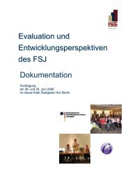 Evaluation und Entwicklungsperspektiven des FSJ Dokumentation