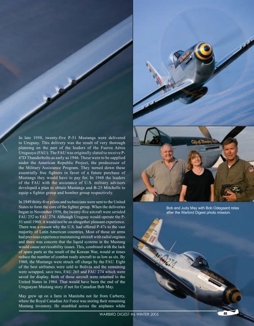 to view Warbird Digest's Article on this ... - Courtesy Aircraft