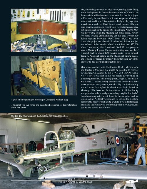 to view Warbird Digest's Article on this ... - Courtesy Aircraft