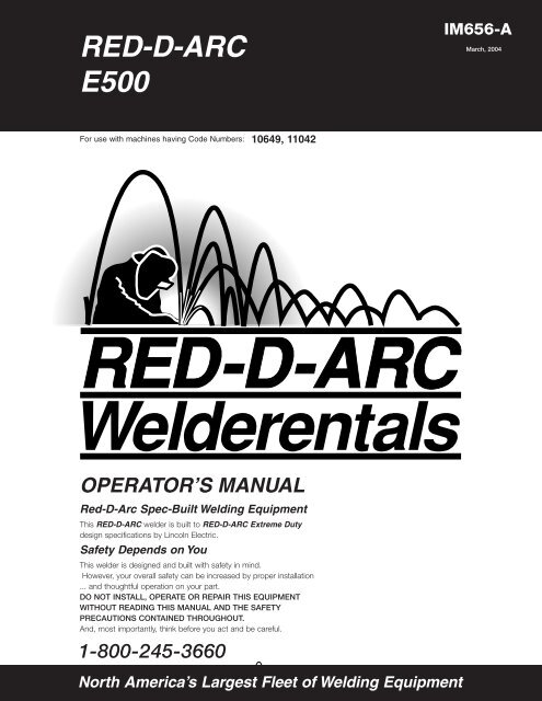 RED-D-ARC E500