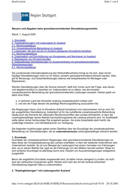 Seite 1 von 6 druckversion 20.10.2005 http://www.stuttgart.ihk24.de ...
