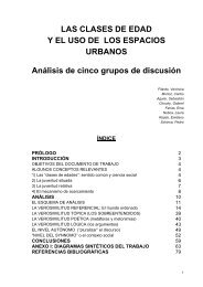 Las Clases de Edad y el Uso de los Espacios Urbanos - Grupo de ...