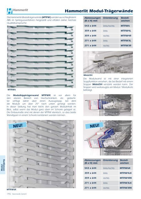 Modul- versorgung - Hammerlit