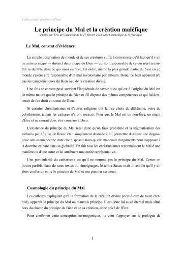 version pdf - Catharisme d'aujourd'hui