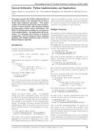 Interval Arithmetic: Python Implementation and Applications - SciPy ...