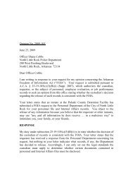 Opinion No. 2009-105 June 25, 2009 Officer Shana Cobbs North ...