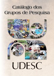 CatÃ¡logo dos Grupos de Pesquisa da UDESC