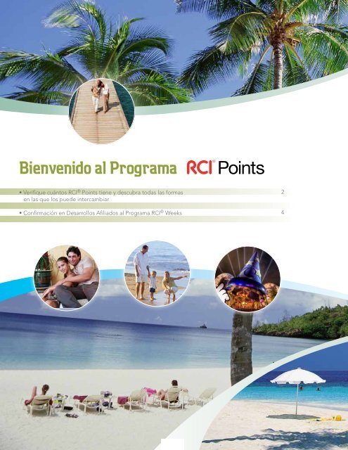 GuÃ­a de Valores del Programa RCIÂ® Points - RCI.com