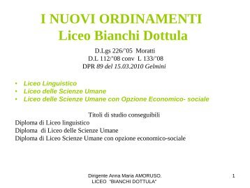 Liceo delle Scienze Umane - Imbianchidottula.bari.it