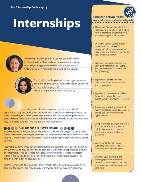 Internships Pdf Career Center University Of California Berkeley