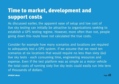 The risks and limitations of GNSS live sky testing within a production ...