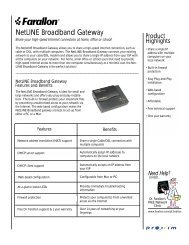 NetLINE Broadband Gateway - TopIT