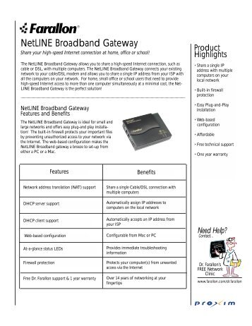 NetLINE Broadband Gateway - TopIT