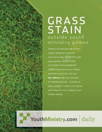 Grass Stain: Outdoor Youth Ministry Games - YouthMinistry.com
