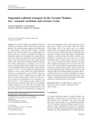 Suspended sediment transport in the German Wadden Sea ...