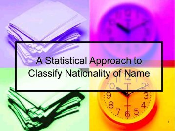 A Statistical Approach to Classify Nationality of Name.pdf - NAiST