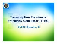 Transcription Terminator Efficiency Calculator (TTEC) - iGEM 2012