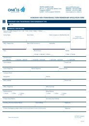 honorary non-transferable term membership application form