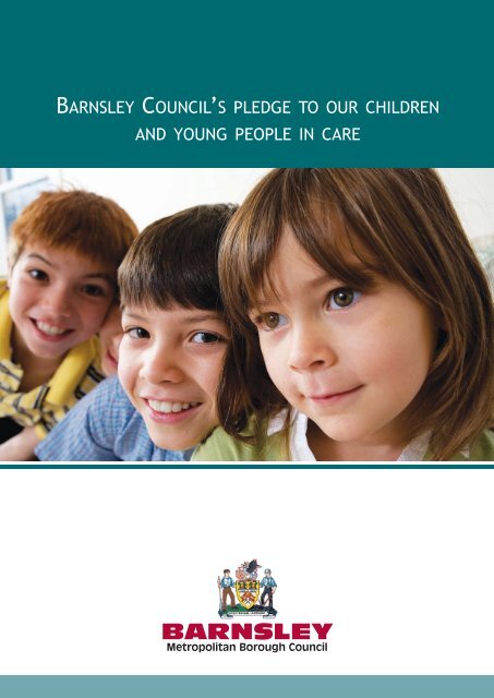 Barnsley Council's Pledge to Children and Young People in Care