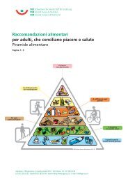 Scheda informativa piramide alimentare - Zuginfo