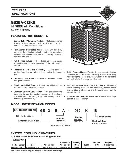 10 Seer Air Conditioner Nordyne