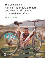 The Challenge of Non-Communicable Diseases and Road Traffic ...