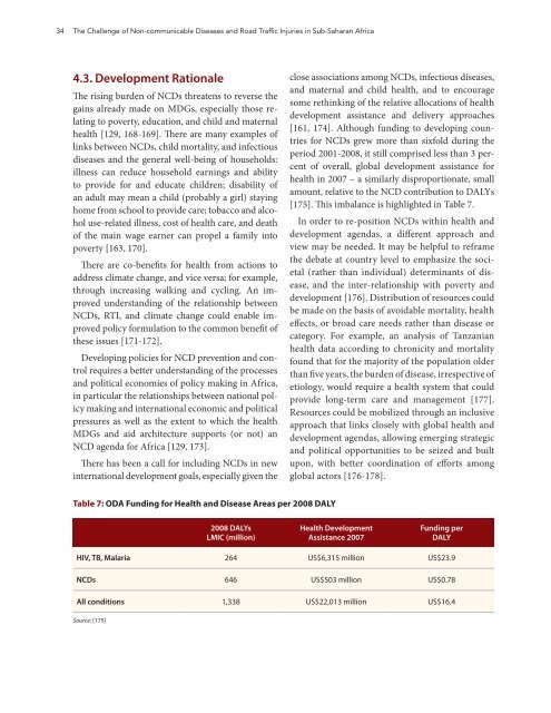 The Challenge of Non-Communicable Diseases and Road Traffic ...