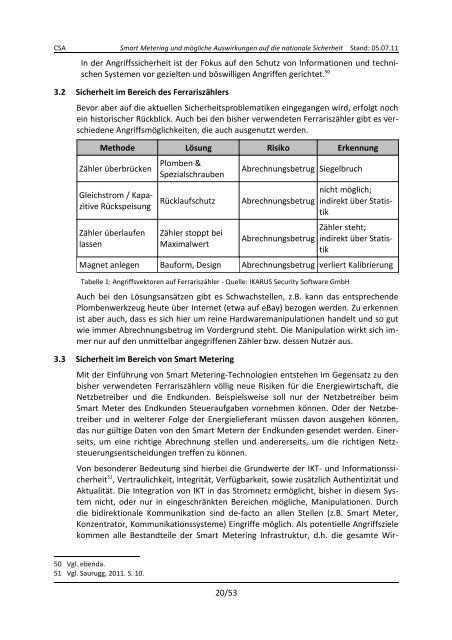 Smart Metering und mÃƒÂ¶gliche Auswirkungen auf ... - Power Blackout