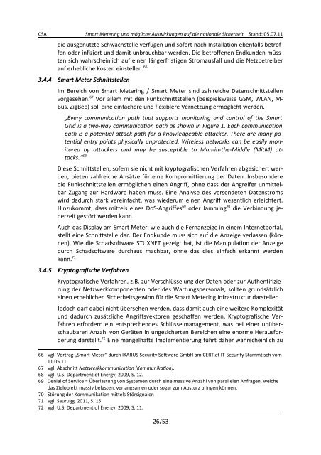 Smart Metering und mÃƒÂ¶gliche Auswirkungen auf ... - Power Blackout