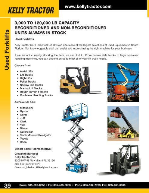 Quality In Construction Equipment - Kelly Tractor