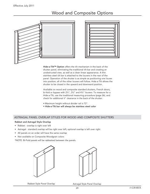 Aurora Shutters/Traditions Wood Shutters - DSC Window Fashions