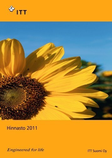 Hinnasto 2011 - Water Solutions
