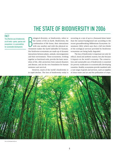 Year in Review 2006 - Convention on Biological Diversity