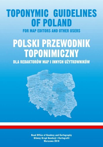 Pobierz publikacjÄ - KSNG Nazwy geograficzne - GÅÃ³wny UrzÄd ...