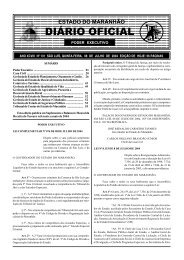 DiÃ¡rio Oficial nÂº 131 de 08/07/2004 - Governo do Estado do MaranhÃ£o