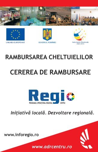 cererea de rambursare - ADR Centru