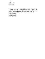 DPC3939 User Guide - Official Customer Site