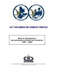 septembre 2007 - 101e Escadron de Combat Virtuel