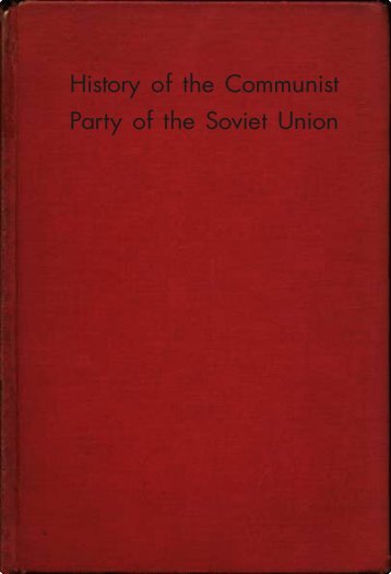 HIstory of the Communist Party of the Soviet Union - From Marx to Mao