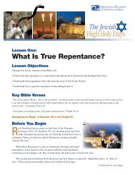 The Jewish High Holy Days