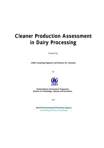 Cleaner Production Assessment in Dairy Processing - DTIE