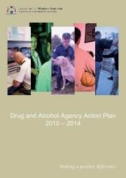 Drug and Alcohol Agency Action Plan - 2010-2014 - Department of ...