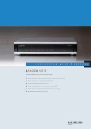 LANCOM 1631E - LANCOM Systems