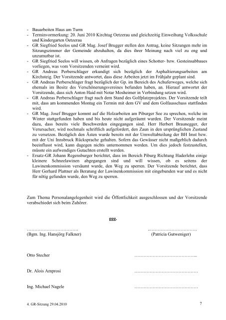 4. Gemeinderatsprotokoll (305 KB) - .PDF - Gemeinde Oetz
