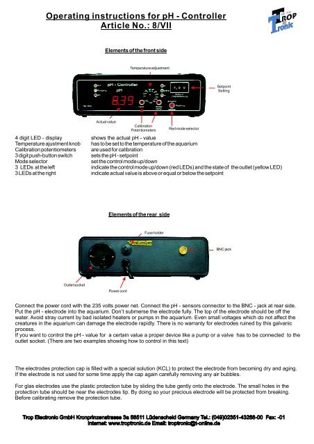 Controller - Trop-Electronic GmbH