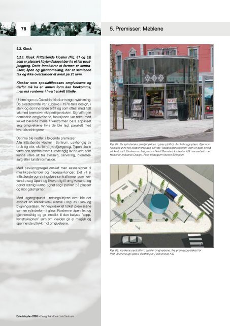 Estetisk plan 2005 Designhåndbok Oslo Sentrum