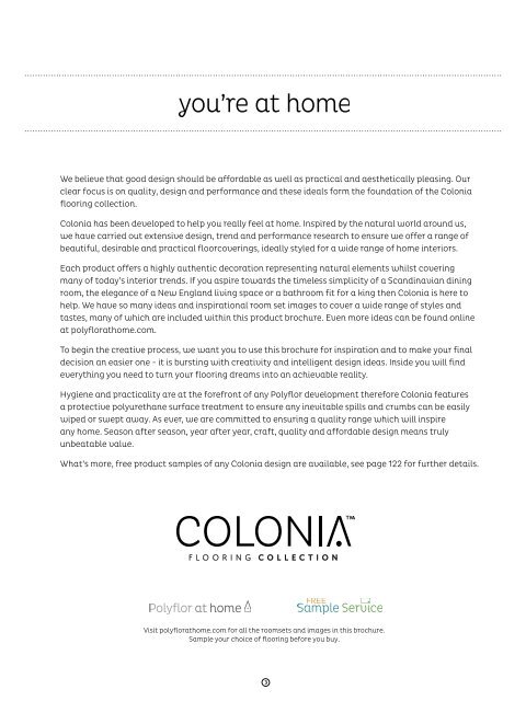 Colonia Product Brochure PDF - Polyflor
