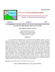 catastrophic flank collapse on ta'u island and subsequent tsunami